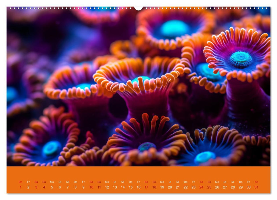 Farbenpracht im Ozean - Die Schönheit der Korallen (CALVENDO Premium Wandkalender 2026)