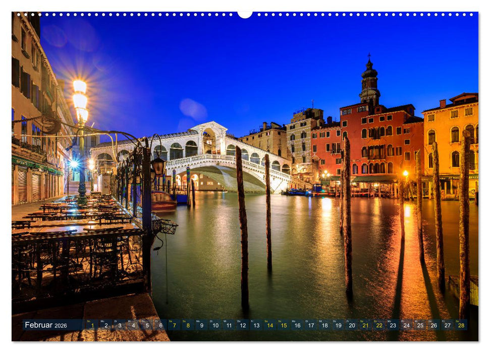 Venedig - eine Stadt für Träumer (CALVENDO Premium Wandkalender 2026)