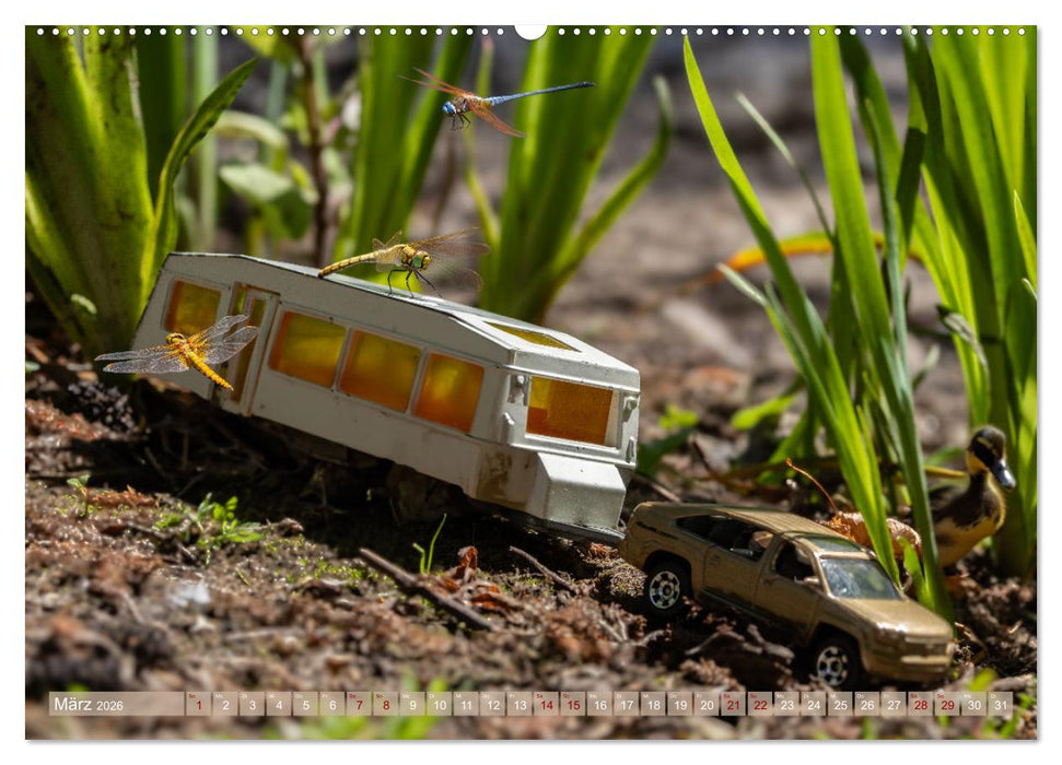 Miniature Caravaning: Großes Abenteuer mit kleinem Camper (CALVENDO Premium Wandkalender 2026)