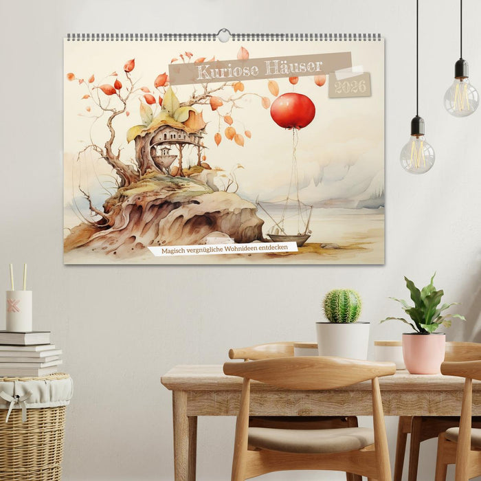 Kuriose Häuser (CALVENDO Wandkalender 2026)