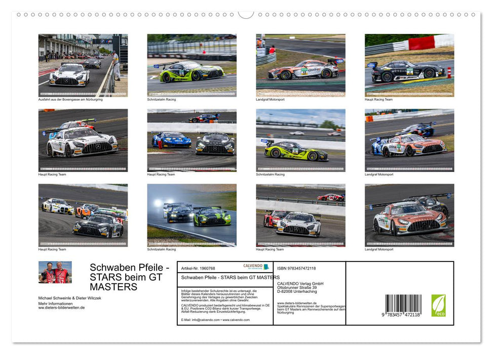 Schwaben Pfeile - STARS beim GT MASTERS (CALVENDO Premium Wandkalender 2026)
