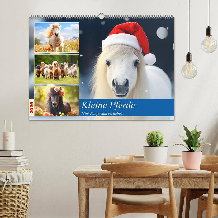 Kleine Pferde. Mini-Ponys zum verlieben (CALVENDO Wandkalender 2026)