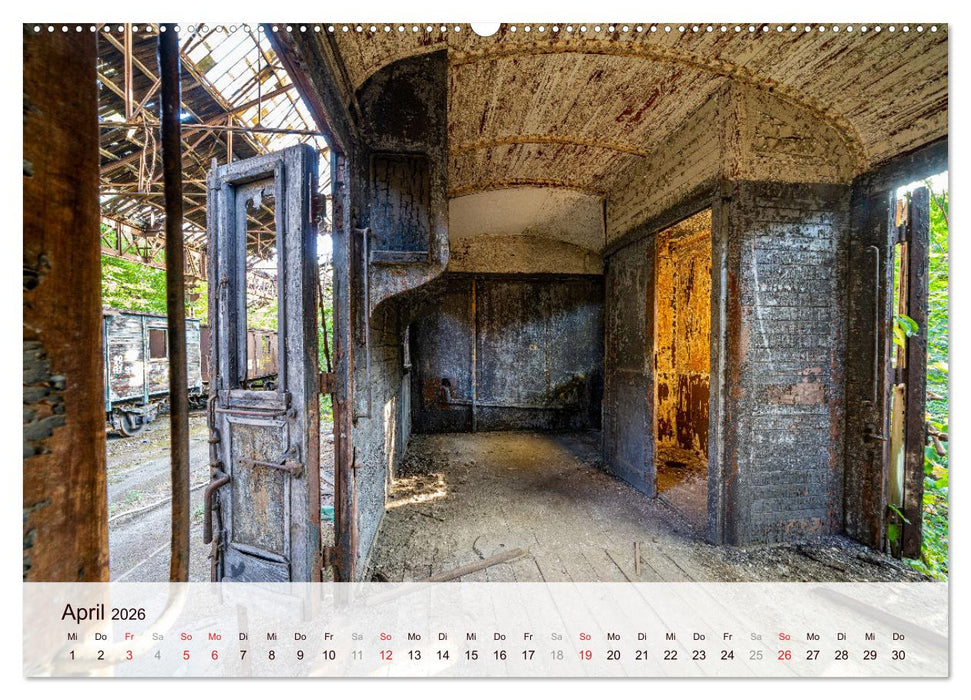 Lost Places - verlassen und vergessen (CALVENDO Premium Wandkalender 2026)
