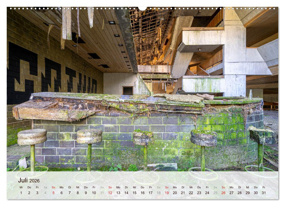 Lost Places - verlassen und vergessen (CALVENDO Premium Wandkalender 2026)