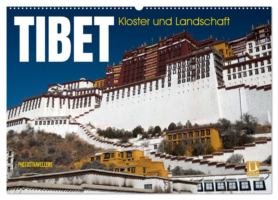 Tibet - Kloster und Landschaft (CALVENDO Wandkalender 2026)
