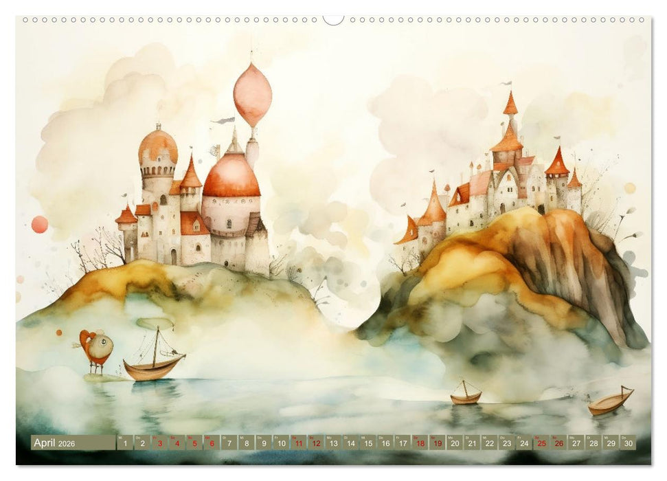 Kuriose Häuser (CALVENDO Premium Wandkalender 2026)