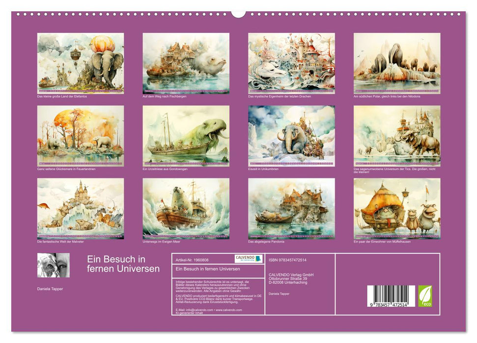 Ein Besuch in fernen Universen (CALVENDO Premium Wandkalender 2026)