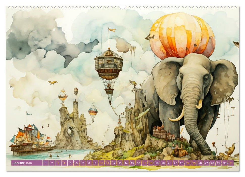 Ein Besuch in fernen Universen (CALVENDO Premium Wandkalender 2026)