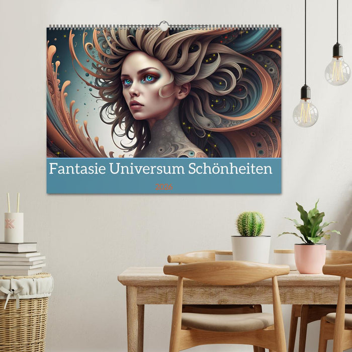 Fantasie Universum Schönheiten (CALVENDO Wandkalender 2026)
