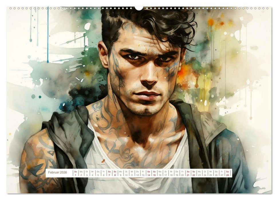 Tattoo trifft Kunst (CALVENDO Premium Wandkalender 2026)
