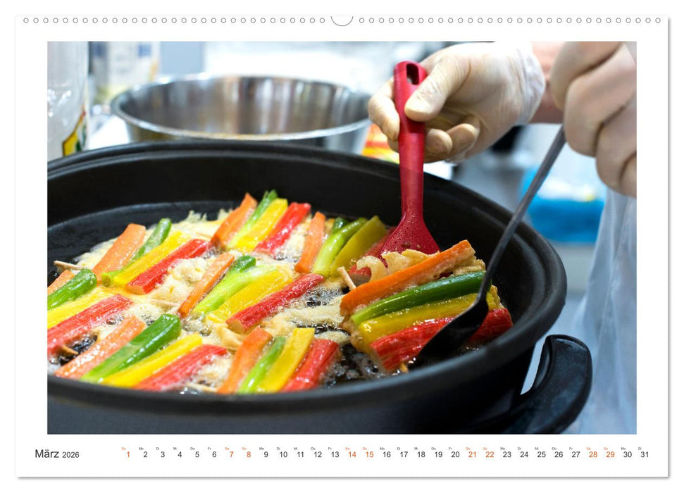 So schmeckt Südkorea: Kreative koreanische Küche (CALVENDO Premium Wandkalender 2026)