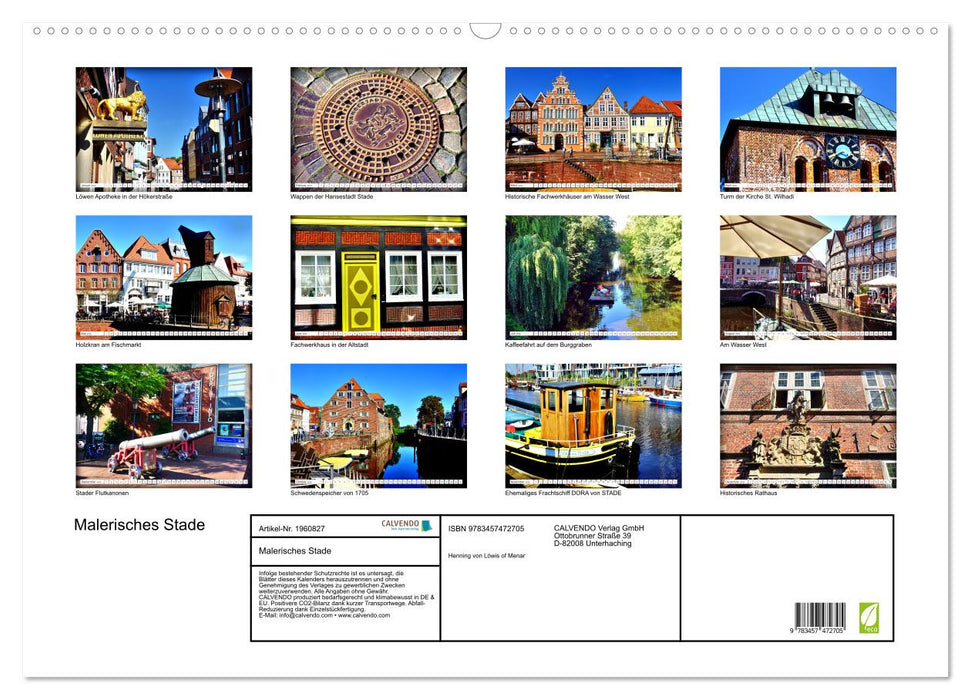 Malerisches Stade (CALVENDO Wandkalender 2026)