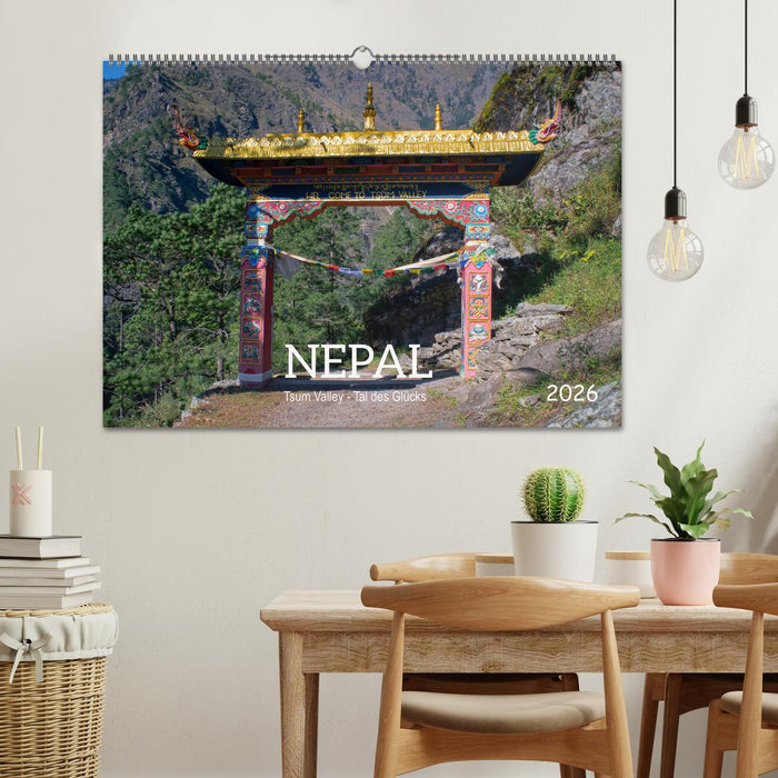 Nepal Tsum Valley - Tal des Glücks (CALVENDO Wandkalender 2026)