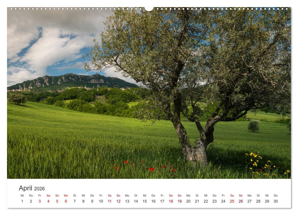 San Marino Die älteste Republik der Welt (CALVENDO Premium Wandkalender 2026)