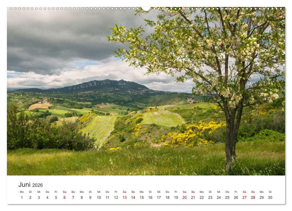 San Marino Die älteste Republik der Welt (CALVENDO Premium Wandkalender 2026)