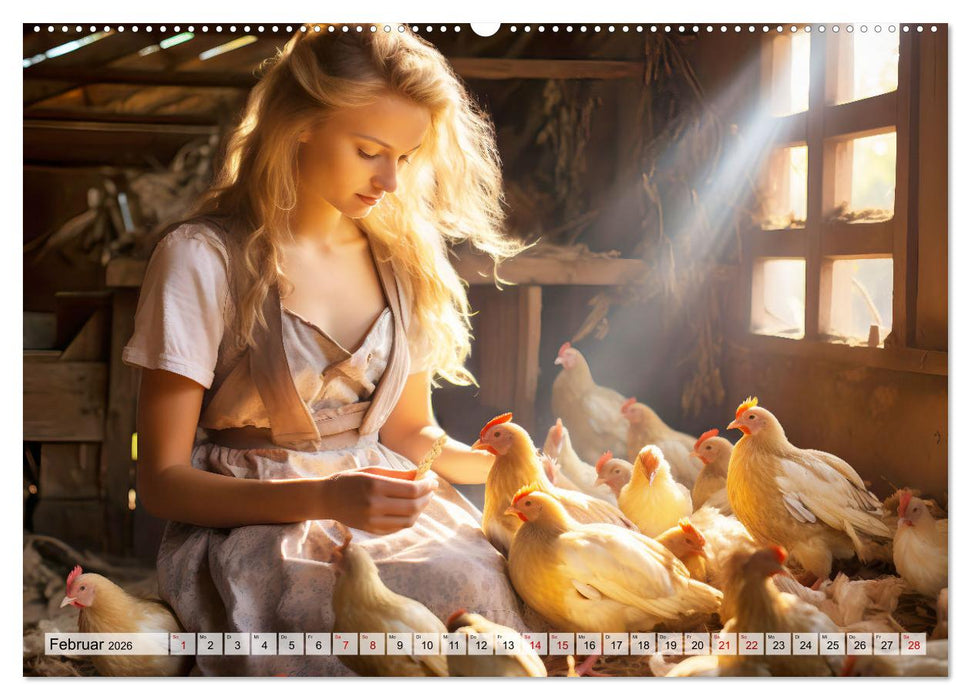 Alm Leben - Meine Liebe zum Bergbauernhof (CALVENDO Premium Wandkalender 2026)