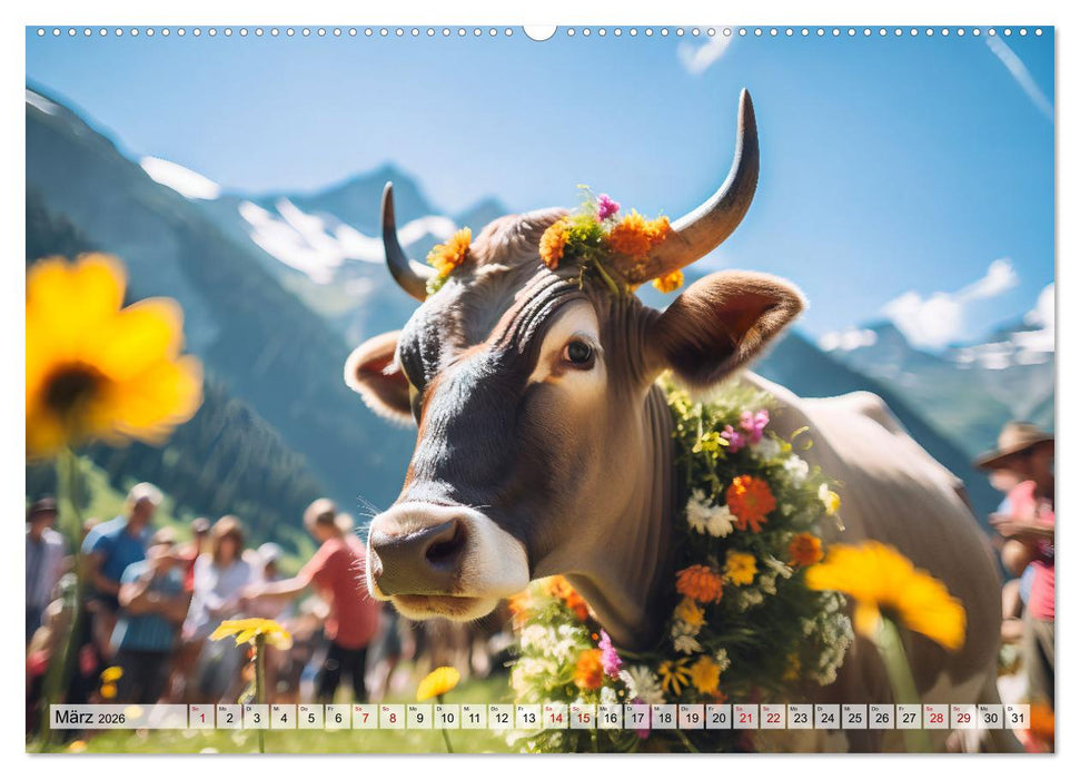 Alm Leben - Meine Liebe zum Bergbauernhof (CALVENDO Premium Wandkalender 2026)