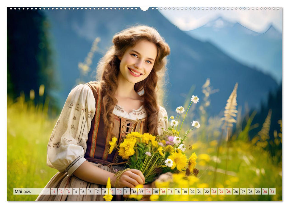 Alm Leben - Meine Liebe zum Bergbauernhof (CALVENDO Premium Wandkalender 2026)