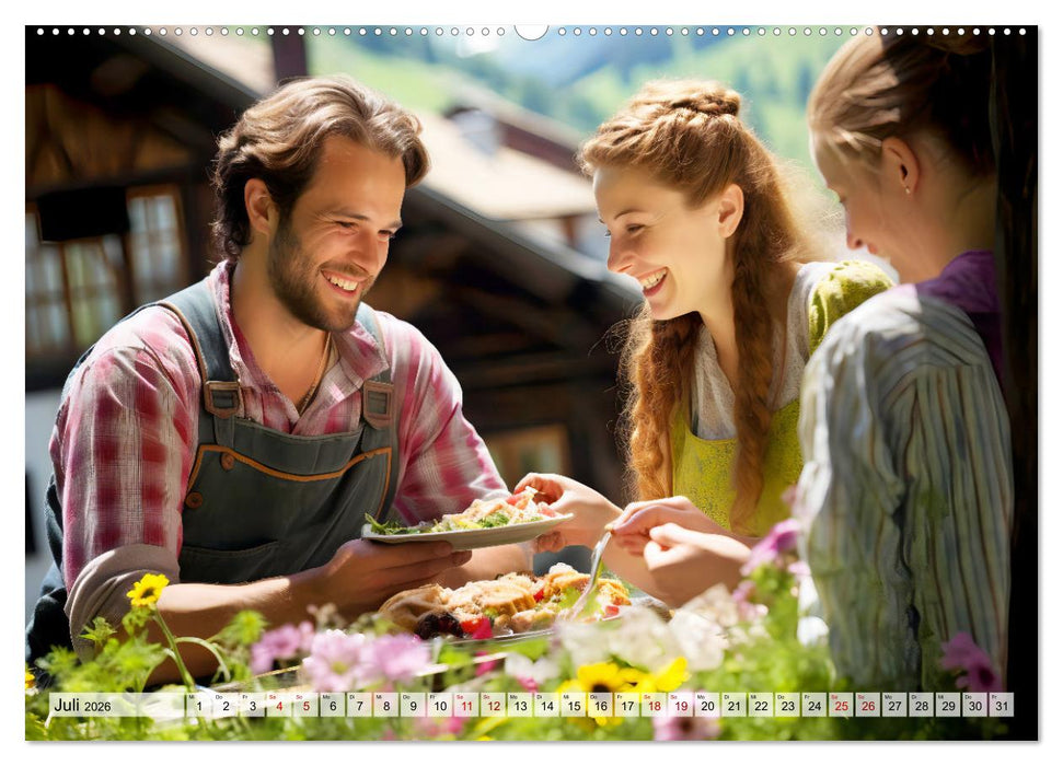 Alm Leben - Meine Liebe zum Bergbauernhof (CALVENDO Premium Wandkalender 2026)