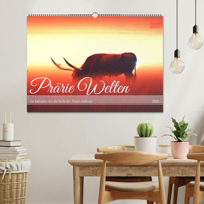 Prärie Welten - Ein Kalender, der die Seele der Prärie einfängt. (CALVENDO Wandkalender 2026)