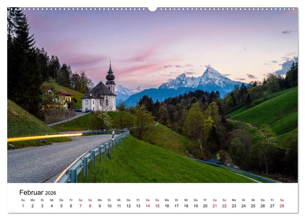 Berchtesgaden - Naturschönheiten in Bayern (CALVENDO Wandkalender 2026)