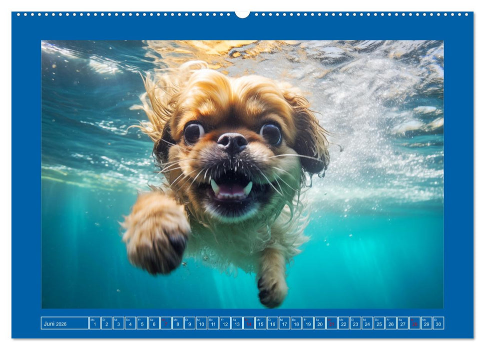 Lustige Pekinesen. Wuschelige Löwen mit Spaß am Leben (CALVENDO Premium Wandkalender 2026)
