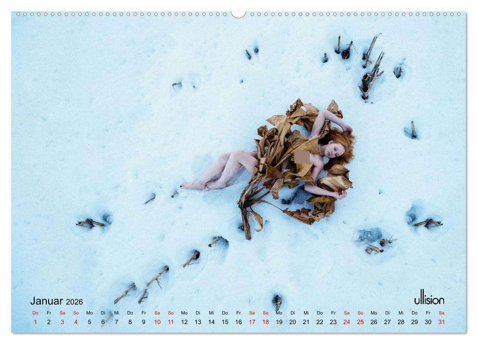Poesie der Stille – Akt in der Natur (CALVENDO Premium Wandkalender 2026)