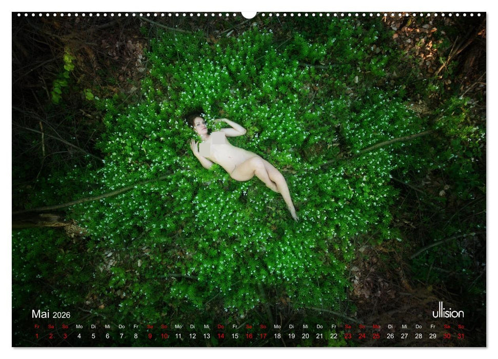 Poesie der Stille – Akt in der Natur (CALVENDO Premium Wandkalender 2026)