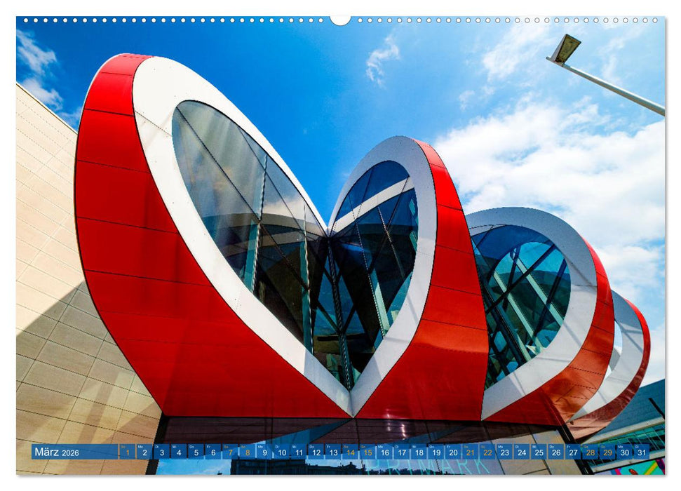 Architektur Porträts (CALVENDO Premium Wandkalender 2026)