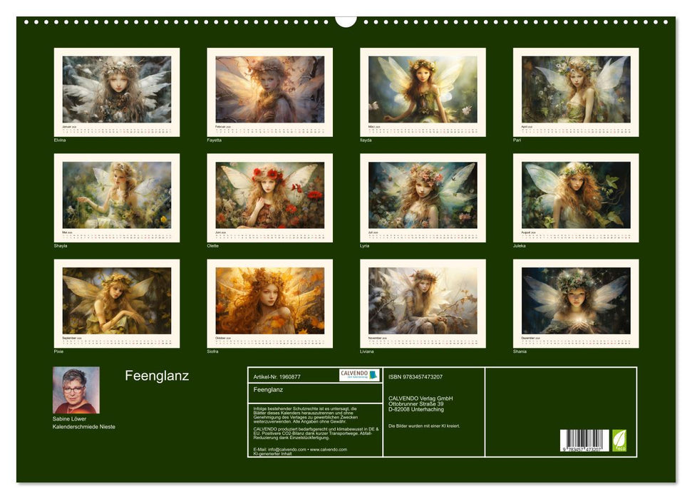 Feenglanz (CALVENDO Wandkalender 2026)