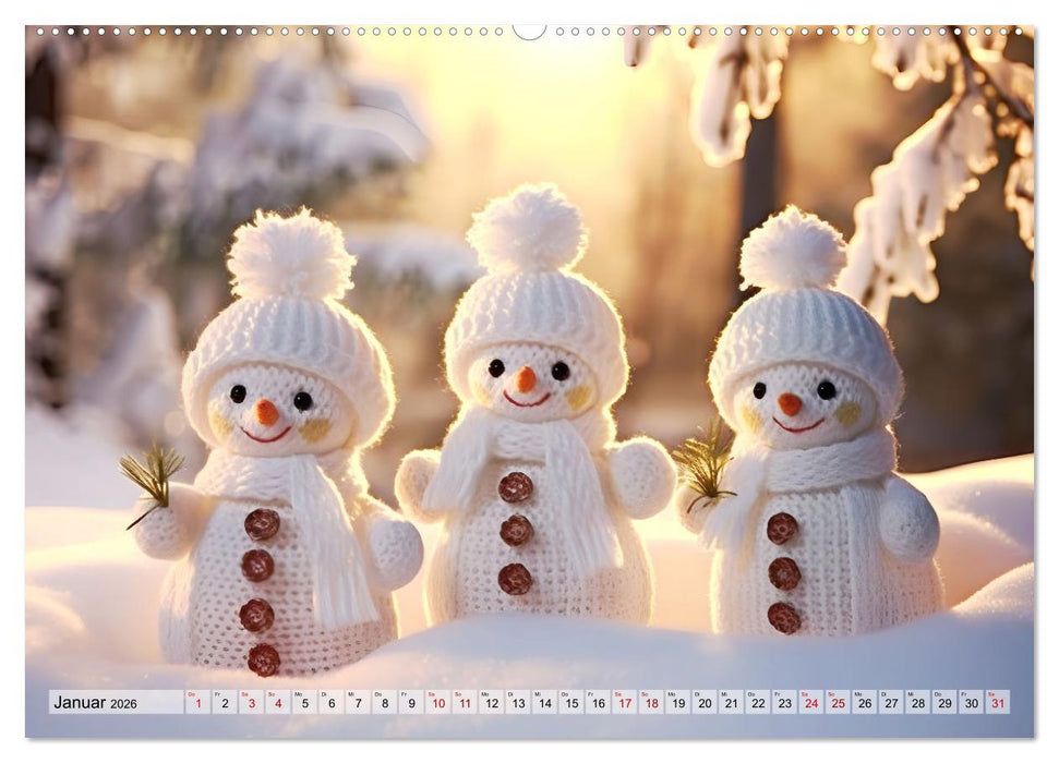 Häkelliebe - Fantasie in Maschen einfangen (CALVENDO Wandkalender 2026)