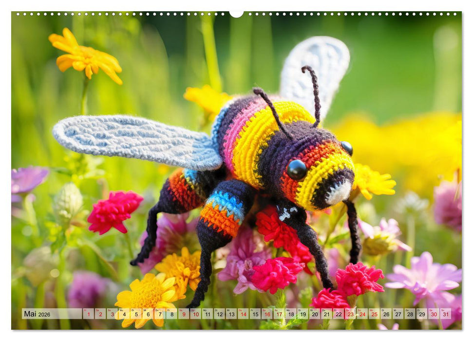 Häkelliebe - Fantasie in Maschen einfangen (CALVENDO Wandkalender 2026)