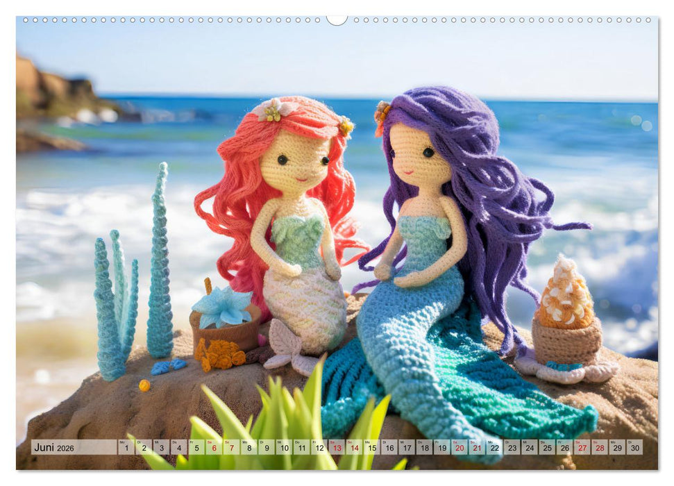 Häkelliebe - Fantasie in Maschen einfangen (CALVENDO Wandkalender 2026)