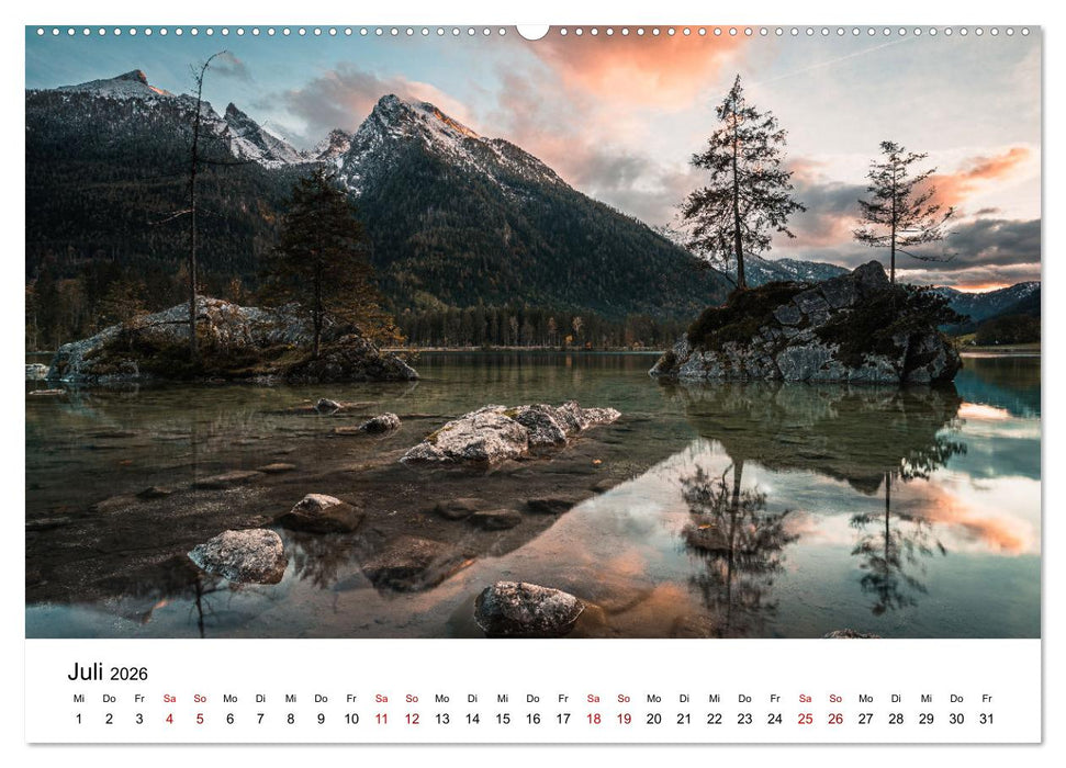 Berchtesgaden - Naturschönheiten in Bayern (CALVENDO Premium Wandkalender 2026)
