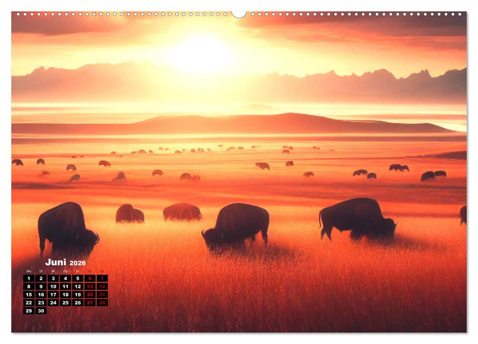Prärie Welten - Ein Kalender, der die Seele der Prärie einfängt. (CALVENDO Premium Wandkalender 2026)