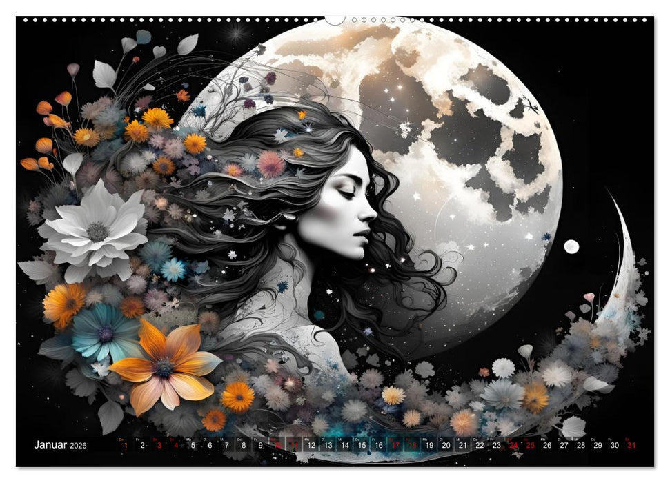 Geheimnisvolle Silhouetten (CALVENDO Premium Wandkalender 2026)