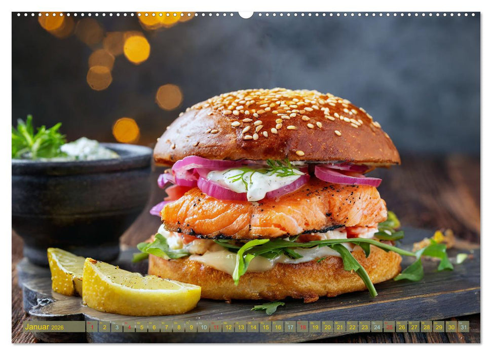Unsere Burger Deluxe (CALVENDO Wandkalender 2026)
