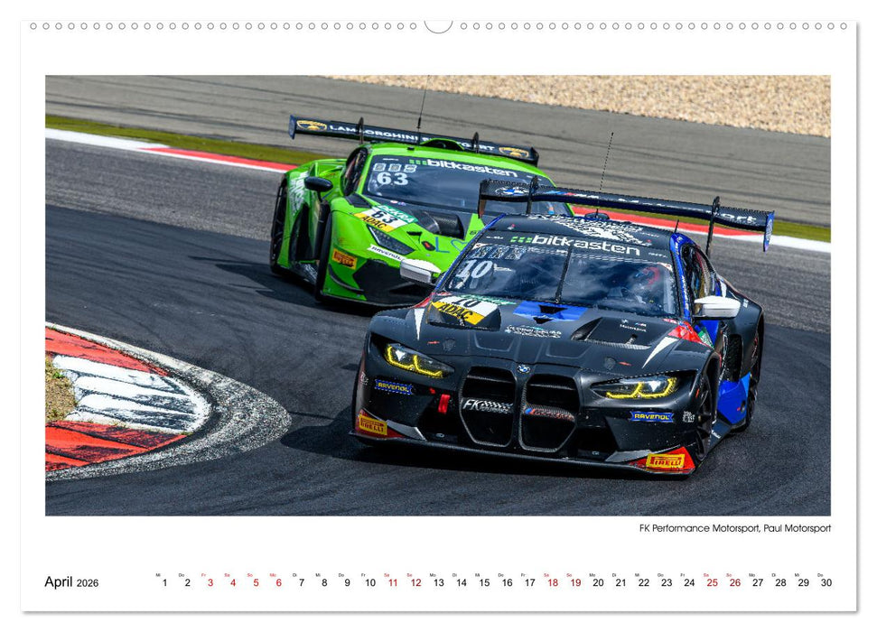 Bayern Power beim GT Masters (CALVENDO Wandkalender 2026)