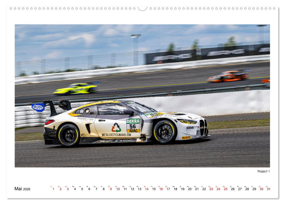 Bayern Power beim GT Masters (CALVENDO Wandkalender 2026)