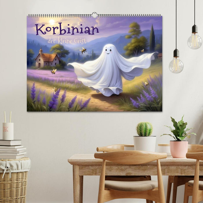 Korbinian, der kleine Geist (CALVENDO Wandkalender 2026)