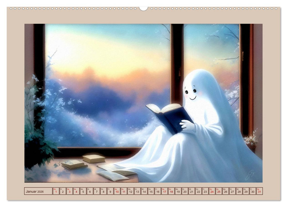 Korbinian, der kleine Geist (CALVENDO Wandkalender 2026)