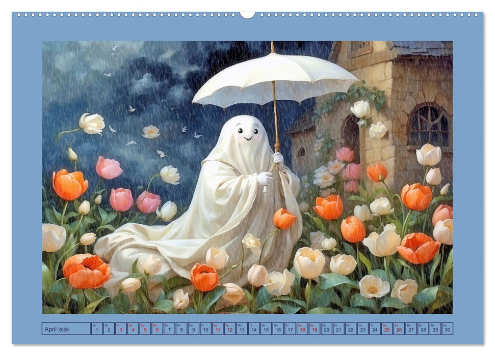 Korbinian, der kleine Geist (CALVENDO Wandkalender 2026)