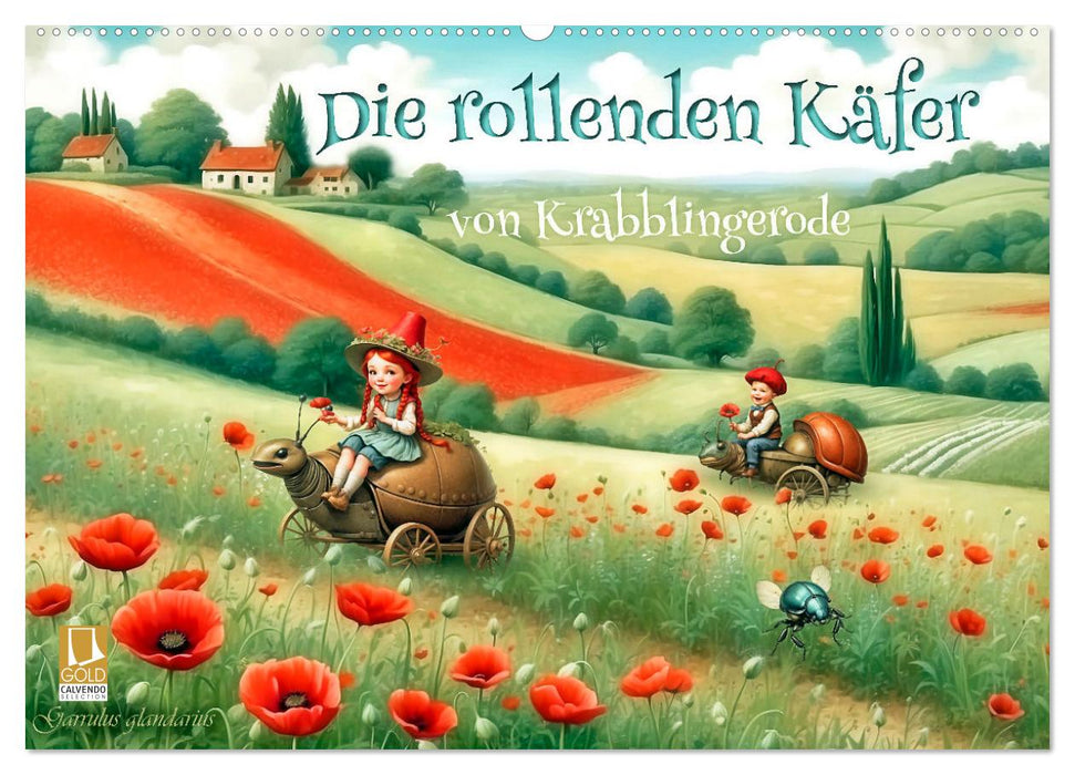 Die rollenden Käfer von Krabblingerode (CALVENDO Wandkalender 2026)