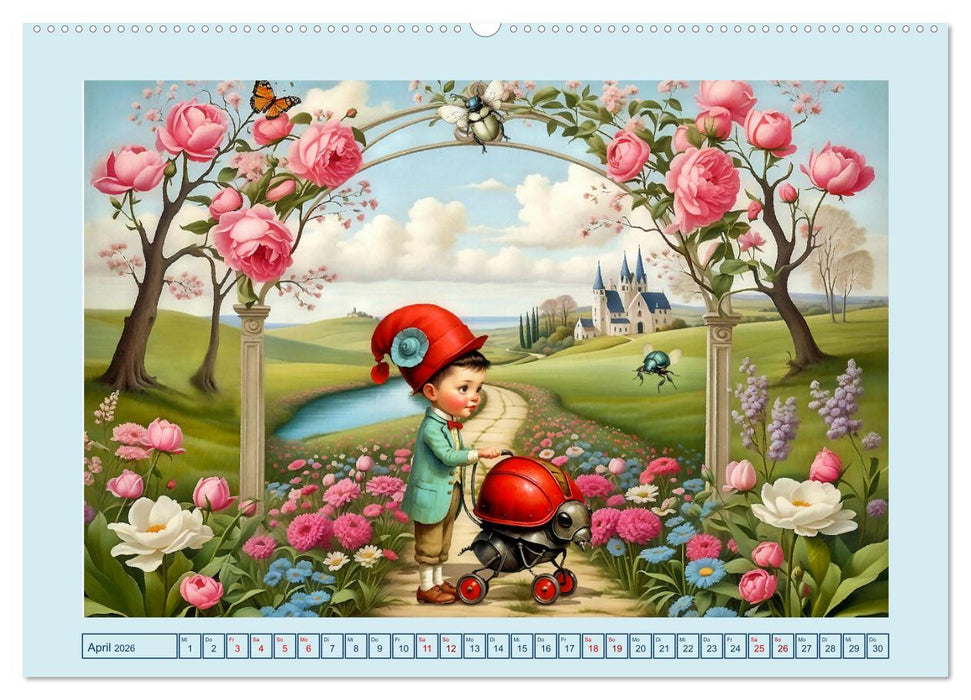 Die rollenden Käfer von Krabblingerode (CALVENDO Wandkalender 2026)