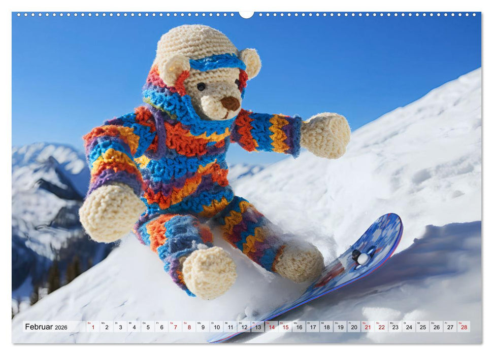 Häkelliebe - Fantasie in Maschen einfangen (CALVENDO Premium Wandkalender 2026)