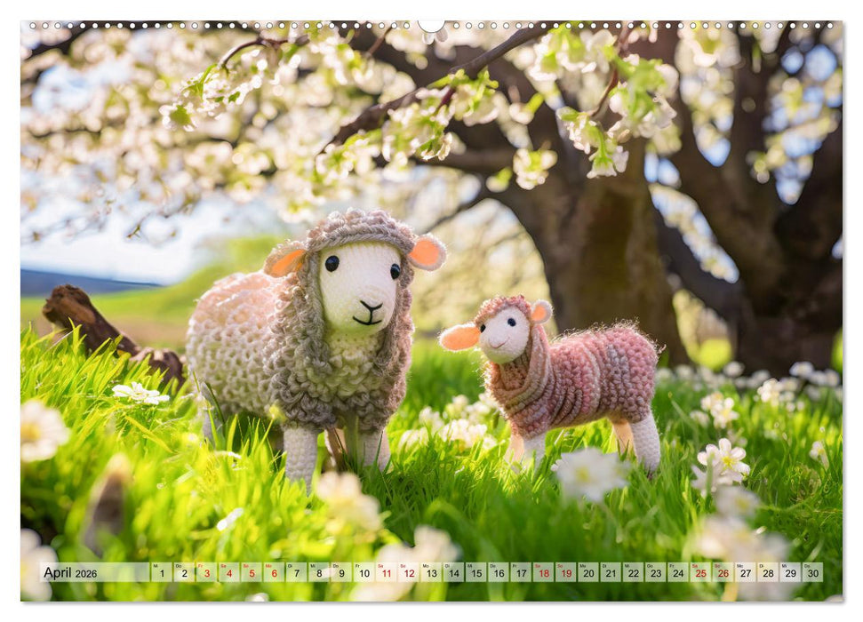 Häkelliebe - Fantasie in Maschen einfangen (CALVENDO Premium Wandkalender 2026)