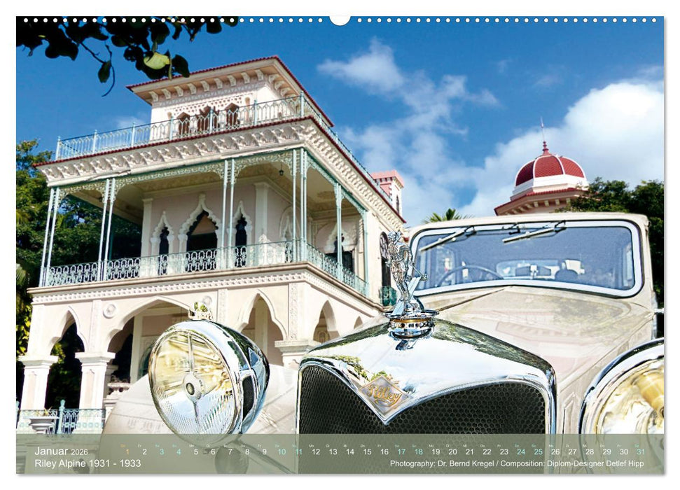 Oldtimer auf 5 Kontinenten (CALVENDO Wandkalender 2026)
