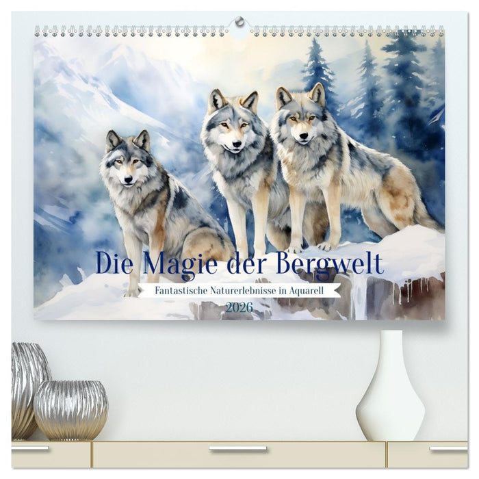 Die Magie der Bergwelt (CALVENDO Premium Wandkalender 2026)