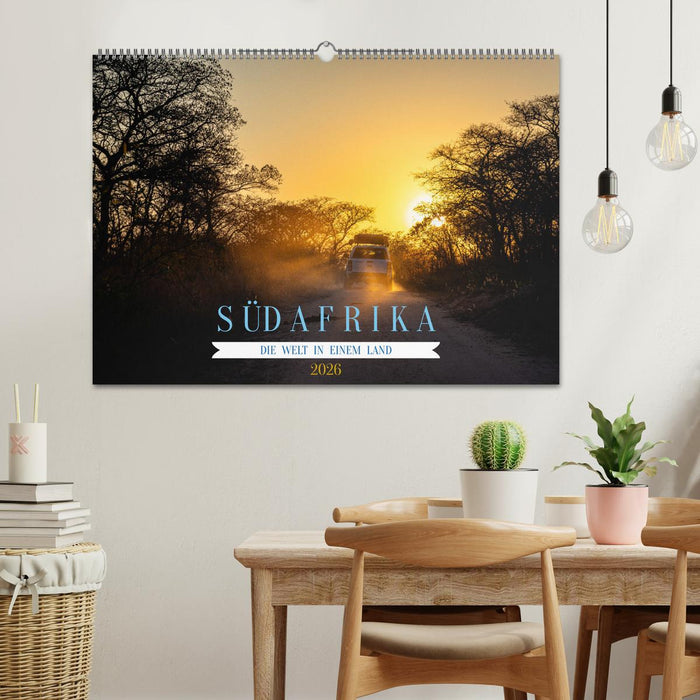 Südafrika - Die Welt in einem Land (CALVENDO Wandkalender 2026)
