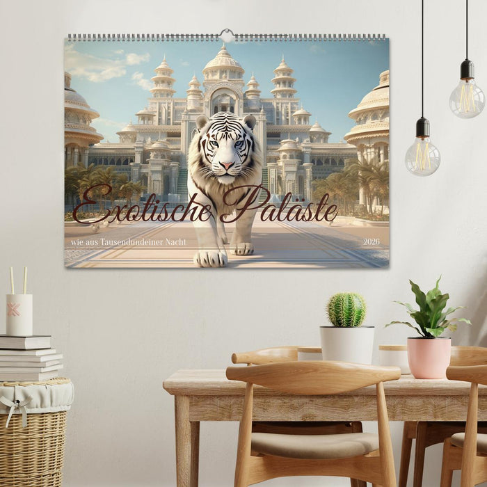 Exotische Paläste (CALVENDO Wandkalender 2026)